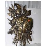 Home Wall decor Knight Armour Metal Plaque 34"