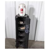 Wood Clown CD Storage Cabinet the hands are