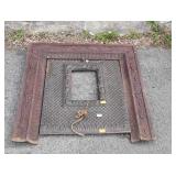 Older fire place screen