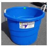 Blue muck bucket
