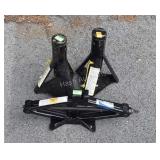 Jack stand and car jack, seller code LW