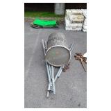 Homemade deer feeder, with stand