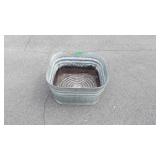 Square wash tub 21x21x11