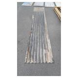 One sheet of Skylight Roofing, 26"wx12ft long in