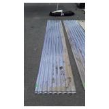 10 Sheets of Skylight Roofing. 26" x 12ft long,