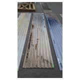 10 Sheets of Skylight Roofing. 26" x 12ft long,