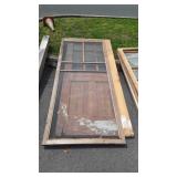 Two Doors 32" wide One Screen door, other