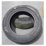 Two Tires, non matched one p255/60r19, other LT