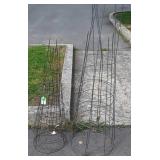 8 Tomato cages, 2 bigger other smaller size