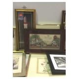 Group of home decor pictures