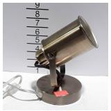 Brass multi-color flashing spotlight