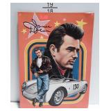 1994 James Dean Foundation metal sign