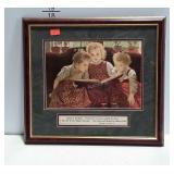 Framed picture listen to wisdom