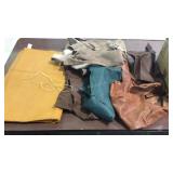 Box with leather pieces