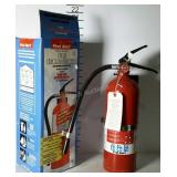 First Alert fire extinguisher with wall bracket.
