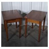 Pair of Pine End Tables use shows great painters