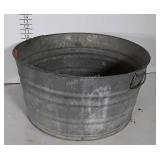 Galvanized Washtub 22" dia.