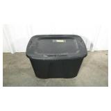18 gallon tote with lid.