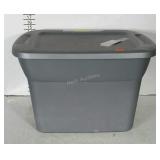 STERILITE 18 gallon tote with lid.