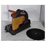 Ridgid 14" metal cutting chop saw with 2 extra