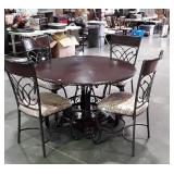 5pc Table Set, fancy Lions Feet on table base