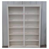 Painted Double Wall Unit Bookcase, real wood made