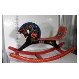 Russian Made and painted kids wooden Rocking