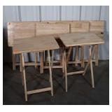 7 maple TV Trays good condition will need