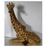 Giraffe statue, resin like material.28" high.
