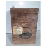 Early wooden shipping Crate, marked One Tripper