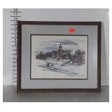 Framed Wall Art. 58/700, signed David Michael