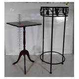 Two plantstands, lightweight use metal made other