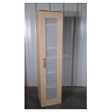 Storage Cabinet maple finish laminated with