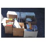 Skid lot, includes office supplies, books,