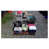Skid lot, includes small cooler, Christmas