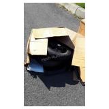 Wheel Barrow Tire Assembly. 8 cubic ft, 8" tires