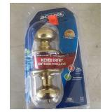 Schlage keyed entry door knob