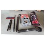 Flat of 3 by 21 inch sanding belts, The Gardener