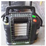 Portable Mr heater, does run off propane