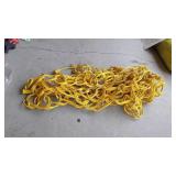 Group of three extension cords