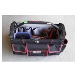 Husky portable tool bag with few misc tools