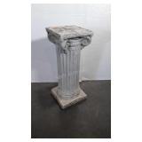 Concrete Roman Column Plant Stand 10" top x 24"
