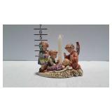 Goebel MJ Hummel figurine Silent Night chip on