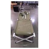 Earth Products Folding camping Military Cot. Has