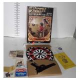 Vintage Shooting Darts Game. Air Pistol Target &