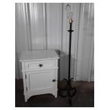 2pc Home Furnishings lot, Nightstand has loose