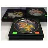 5 Collector plates - Anna Perenna "The Flowers of
