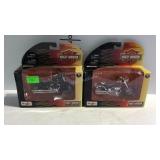 2 Maisto Harley-Davidson die cast replicas 1:18