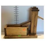 Wood pump style planter box - 16 x 8 x 16