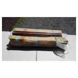 Case of pool sticks, they do not have tips on